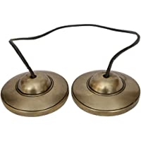 Bermoni Tibetano Budista meditación Campanas de Mano címbalos (Chime) - (Ting-Plain-2)